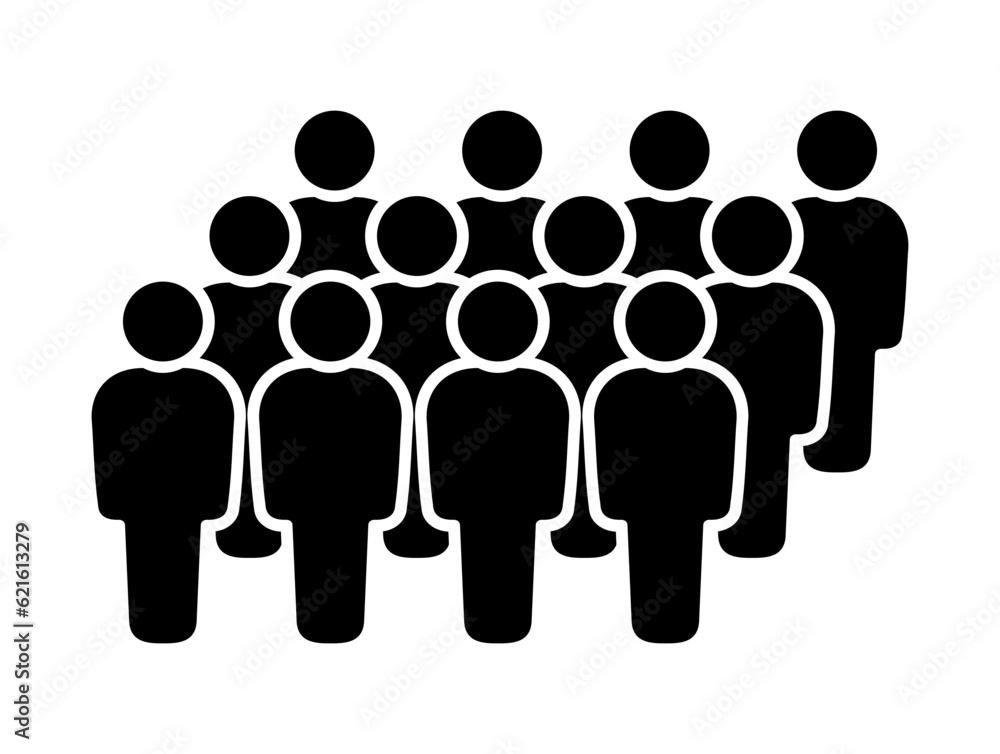 Symbol, ikona ludzi. Grafika wektorowa. Symbol, ikona ludzi. Grafika wektorowa.