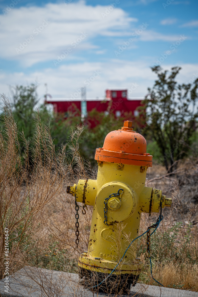 yellow hydrant