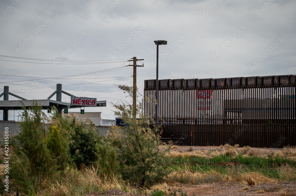 US Southern Border Scene