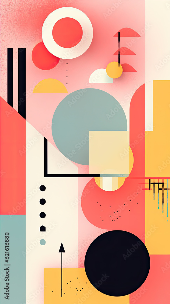 A visually striking Memphis style poster that captivates with its bold colors, geometric shapes, and playful patterns, showcasing the unique and energetic aesthetic of the iconic design movement A visually striking Memphis style poster that captivates with its bold colors, geometric shapes, and playful patterns, showcasing the unique and energetic aesthetic of the iconic design movement
