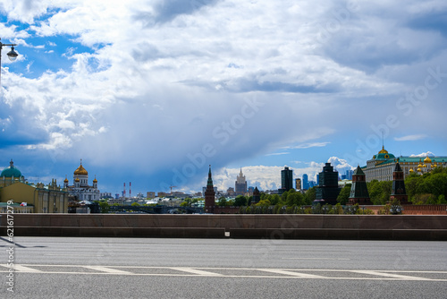 Architecture and landmarks of Moscow. Cityscape of Moscow photo