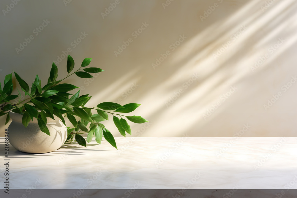 plant in a vase on the table plant in a vase on the table