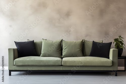 sofa and pillows © Nate