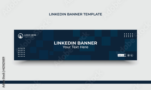 Professional Linkedin banner design template