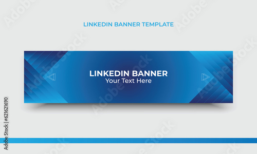 Professional Linkedin banner design template