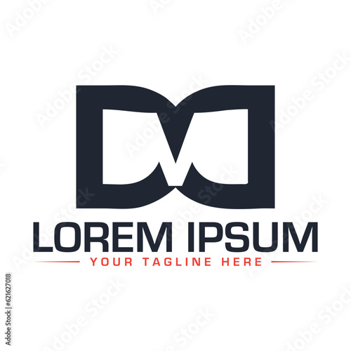 DVD letter logo design creative logo design