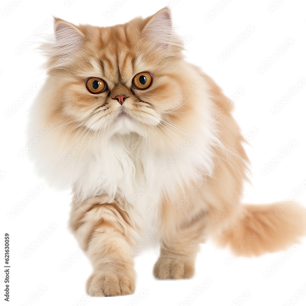 persian cat isolated on white background persian cat isolated on white background