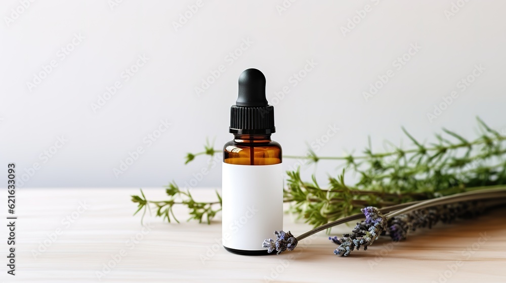 Fototapeta premium a bottle of essential oils