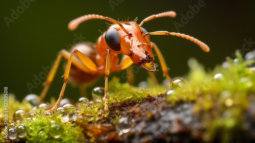 ant on a leaf close up © Stream Skins