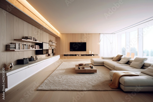modern simplicity: Experience the Bright and Minimalist Elegance of the Modern Living Room