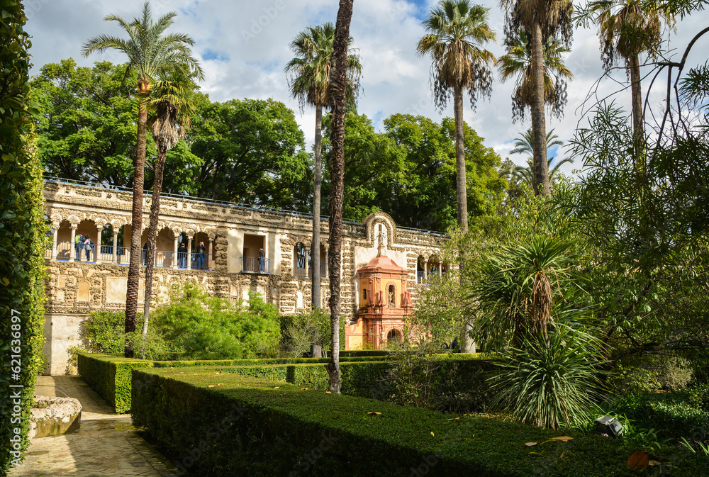 Naklejka premium The Seville Alcazar.