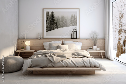 Nordic Nuances  A Scandinavian-Inspired Modern Minimalist Bedroom