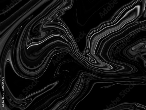 Abstract Liquid Gradient Background Acrylic Art Dark Black White