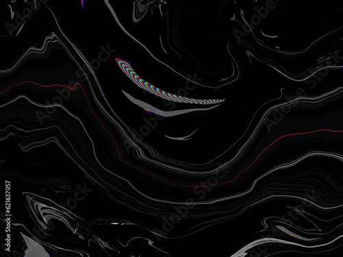 Abstract Liquid Gradient Background Acrylic Art Dark Black White