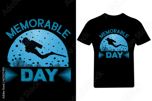 Memorable Day T Shirt Design,
