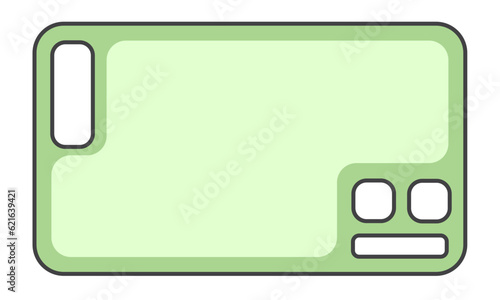 Rectangle Simple Infographic Stencil Textbox