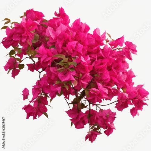Fotomurale Pink Bougainvillea plants, Illustration AI Generative.