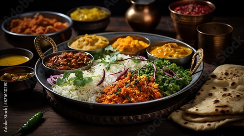 indian food ai generated image