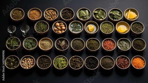 tea leaves and spices ai generated image