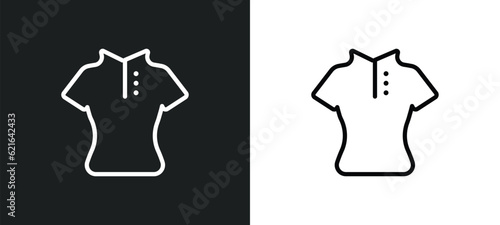 kurta outline icon in white and black colors. kurta flat vector icon from clothes collection for web, mobile apps and ui.