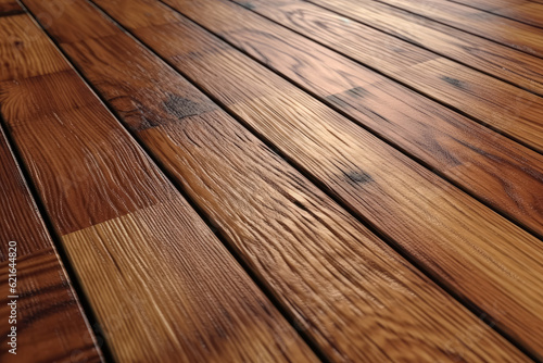 Texture of Wood Floor Deck. Generative Ai, Ai.
