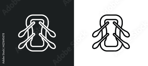 raft outline icon in white and black colors. raft flat vector icon from camping collection for web, mobile apps and ui.