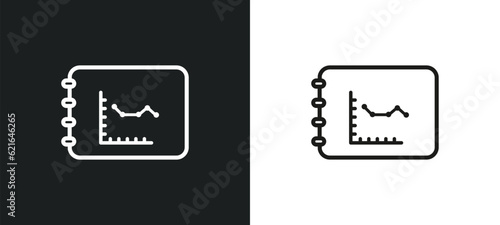 business plan outline icon in white and black colors. business plan flat vector icon from business and analytics collection for web, mobile apps and ui.