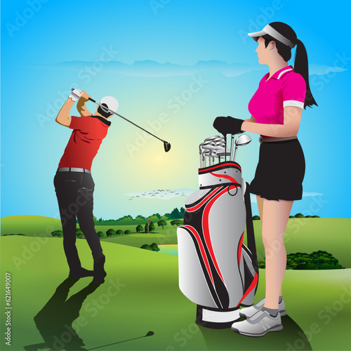 pretty girl caddy