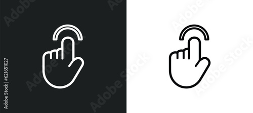 drag outline icon in white and black colors. drag flat vector icon from arrows collection for web, mobile apps and ui.