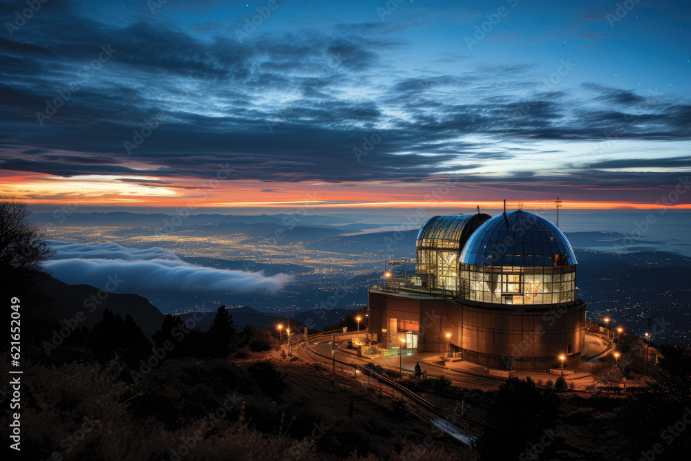 Exploration of distant planets through telescopes. Generative Ai.