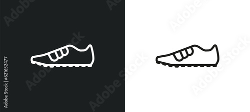 cleats outline icon in white and black colors. cleats flat vector icon from american football collection for web, mobile apps and ui.