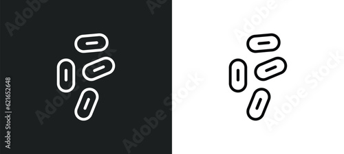 yeast outline icon in white and black colors. yeast flat vector icon from alcohol collection for web, mobile apps and ui.