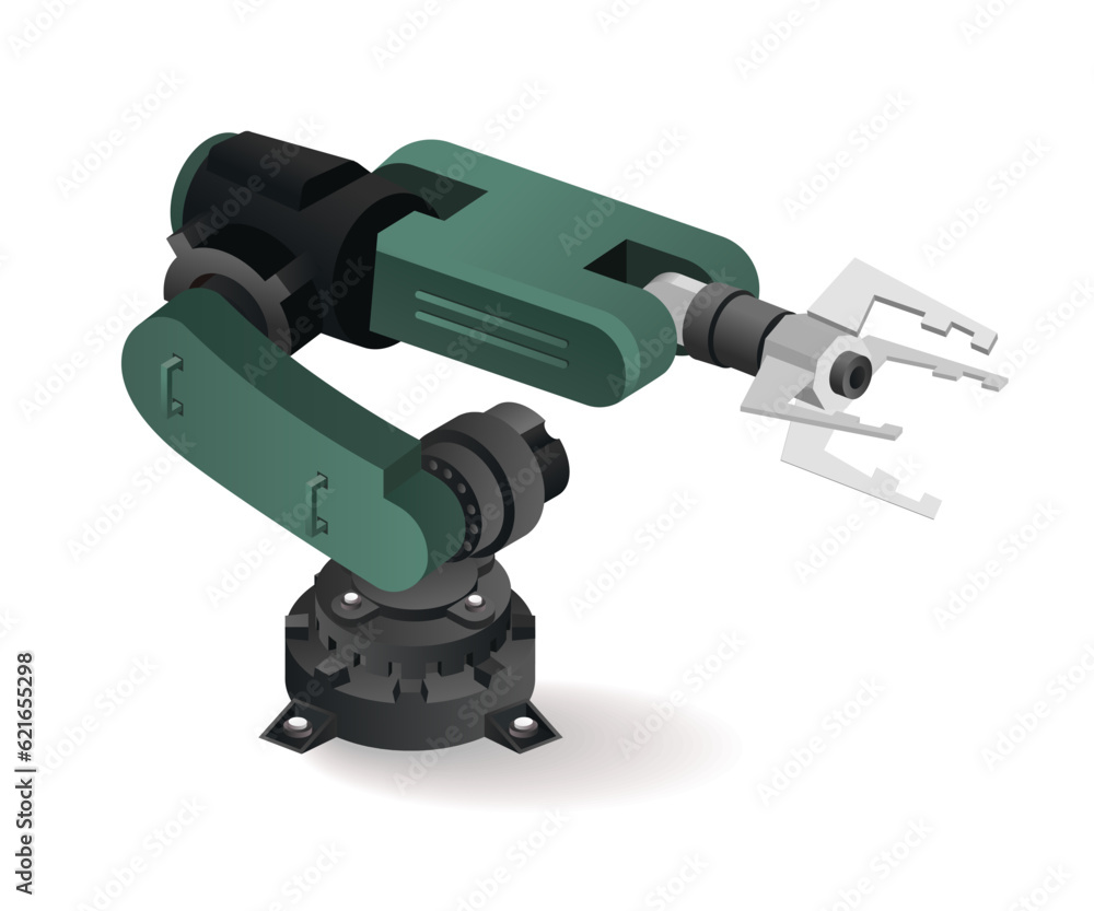Technology Tool robotic arm clamp industrial packaging industry with artificial intelligence Technology Tool robotic arm clamp industrial packaging industry with artificial intelligence