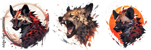 Hyena logo 2d