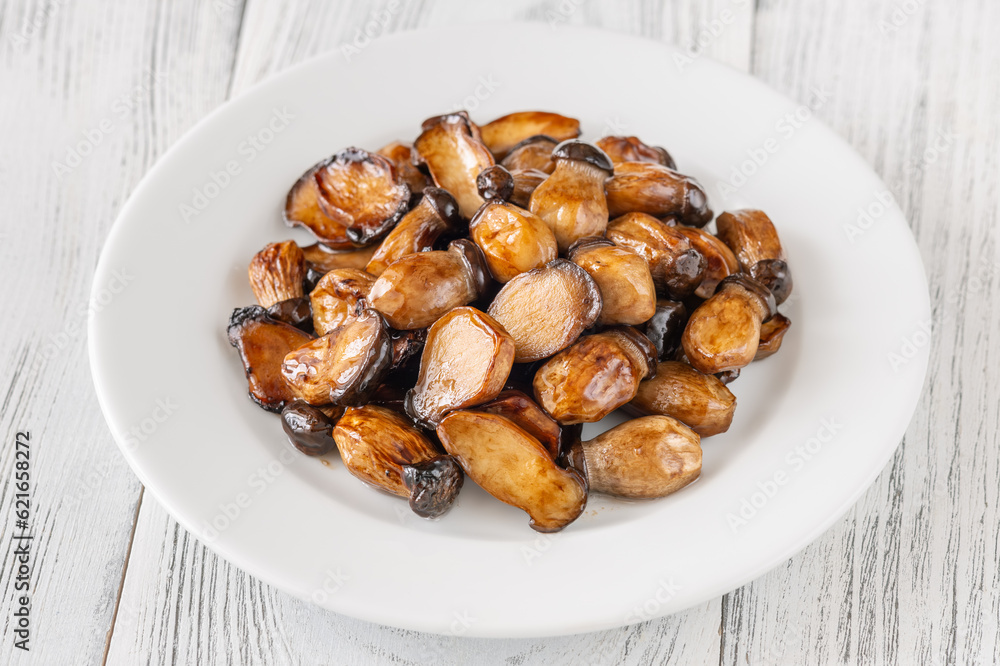 Teriyaki eryngii mushrooms Teriyaki eryngii mushrooms