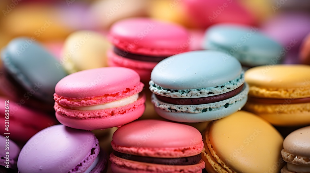 Colourful tasty macaroons. Colourful tasty macaroons.