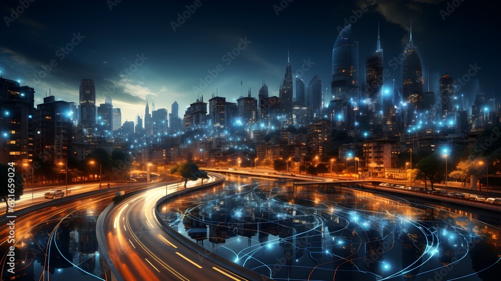 Connected Utopia: Embracing the Futuristic Cityscape of Cloud Technology Connected Utopia: Embracing the Futuristic Cityscape of Cloud Technology
