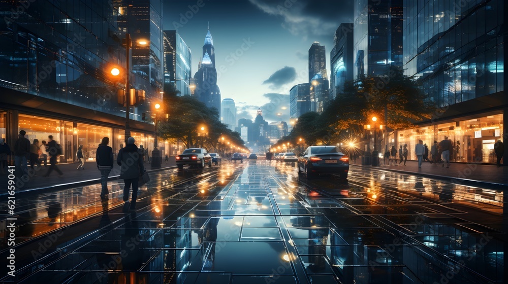Connected Utopia: Embracing the Futuristic Cityscape of Cloud Technology