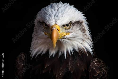 Eagle - USA - Created with Generative AI technology. photo