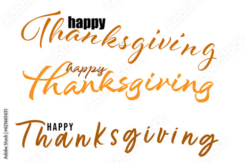 Happy Thanksgiving Text