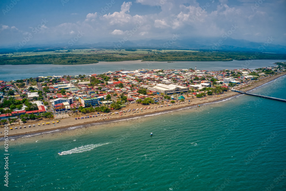 Aerial View of Puntarenas, Costa Rica
