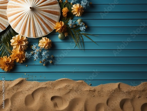 Summer beach holidays backg...