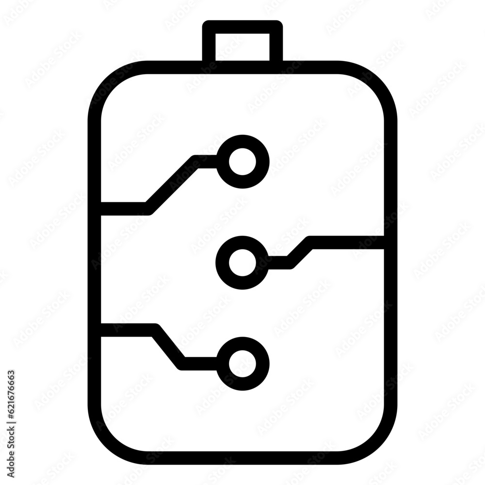Smart Energy icon, line icon style Smart Energy icon, line icon style