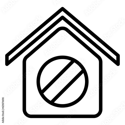 disconnect icon, line icon style