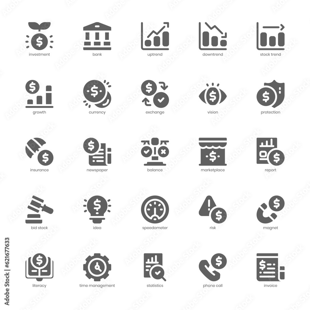 Stock Market Icon pack for your website design, logo, app, and user interface. Stock Market Icon glyph design. Vector graphics illustration and editable stroke. Stock Market Icon pack for your website design, logo, app, and user interface. Stock Market Icon glyph design. Vector graphics illustration and editable stroke.