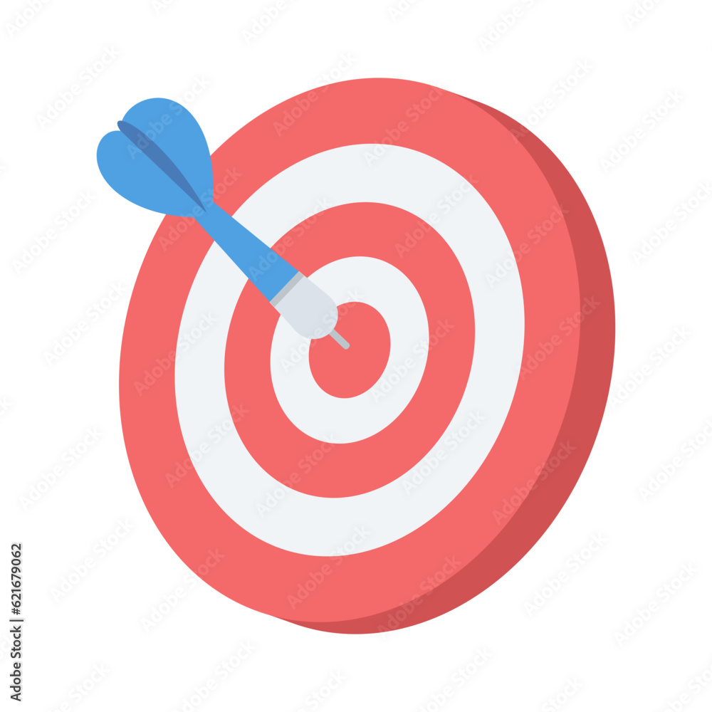 3d target icon. 3d target icon.