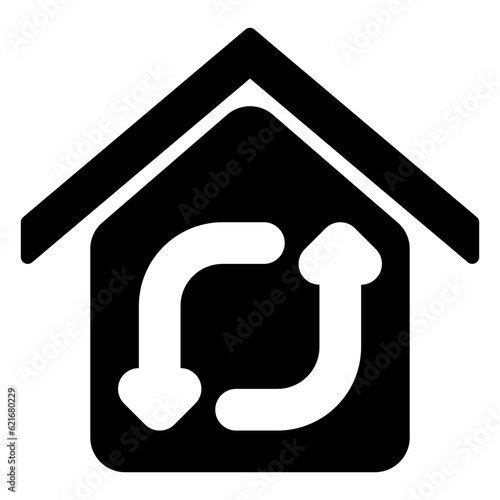 sync icon, glyph icon style