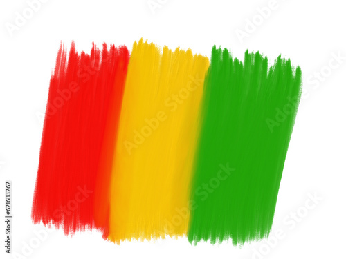 Brush Jamaica Flag