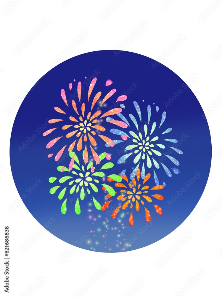 打ち上げ花火のアイコン 打ち上げ花火のアイコン
