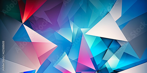 white  blue  purple geometric triangle abstract background illustration. winter  cold  mood abstract background
